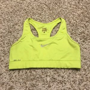 Nike Pro M Sports Bra - Neon Yellow